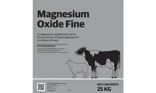 Magnesium Oxide Fine Product Label